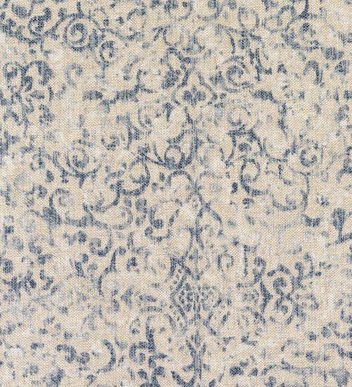 Elsa — blue-gray damask pattern